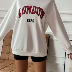 Oversized thin sweatshirt
